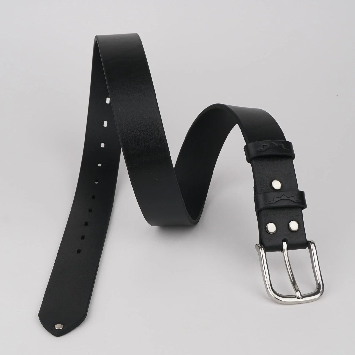 Ceinture en denim noir MR