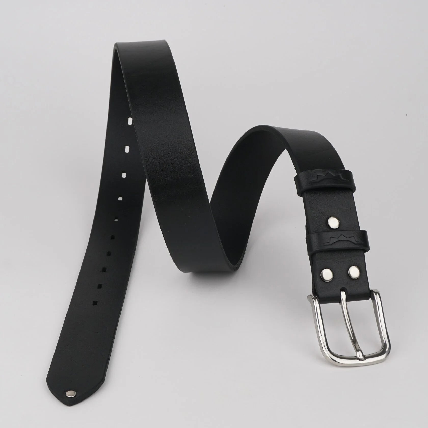 Ceinture en denim noir MR